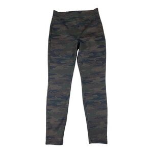 Sanctuary Runway Camouflage Print Leggings Ankle Dark Green